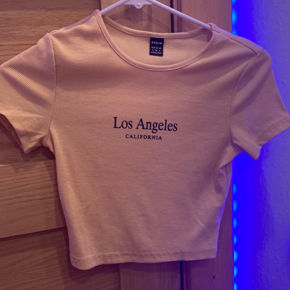 cream colored la top